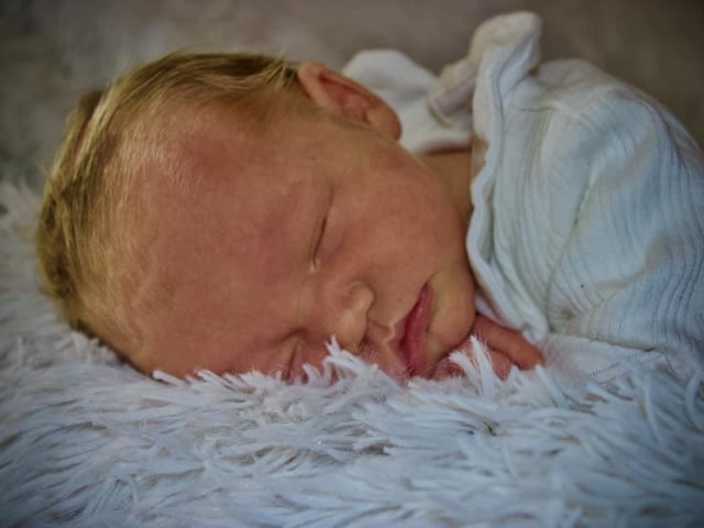 Marilyn-Jean born at 11.11am on September 3, at Northampton General Hospital, weighing 6lbs 15oz.
