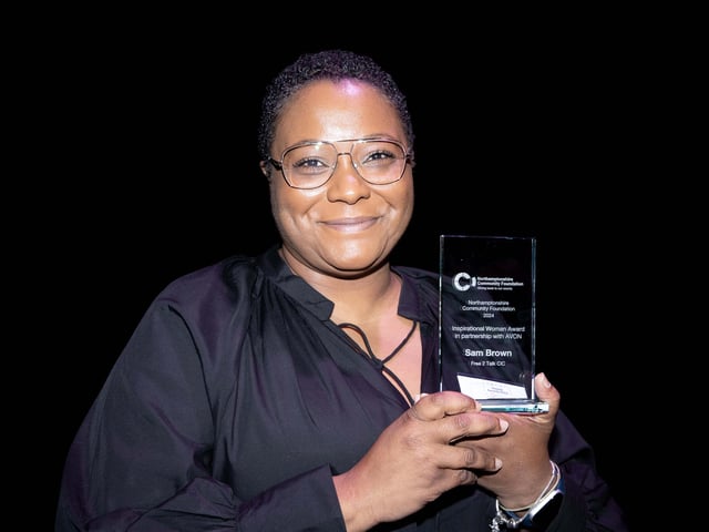 Avon Inspirational Woman Award winner: Sam Brown.
