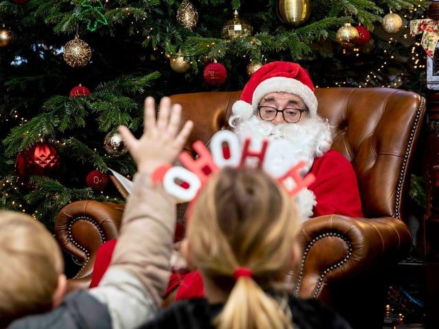 Santa's Grotto. Delapre Abbey