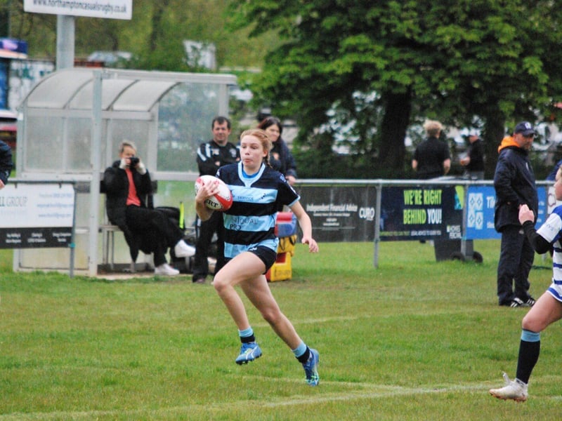 U14 girls rugby finals day