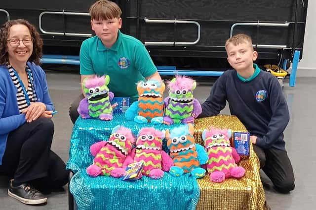 Castle Academy pupils unveil worry monsters