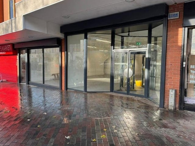 The former RBS bank at Abington Street is a two-storey, 5,207 sq ft retail unit with offices or storage above. It has been closed for many years now. The sales ad says it could be suitable for a variety of uses, subject to planning, and is available for around £3,750 a month.