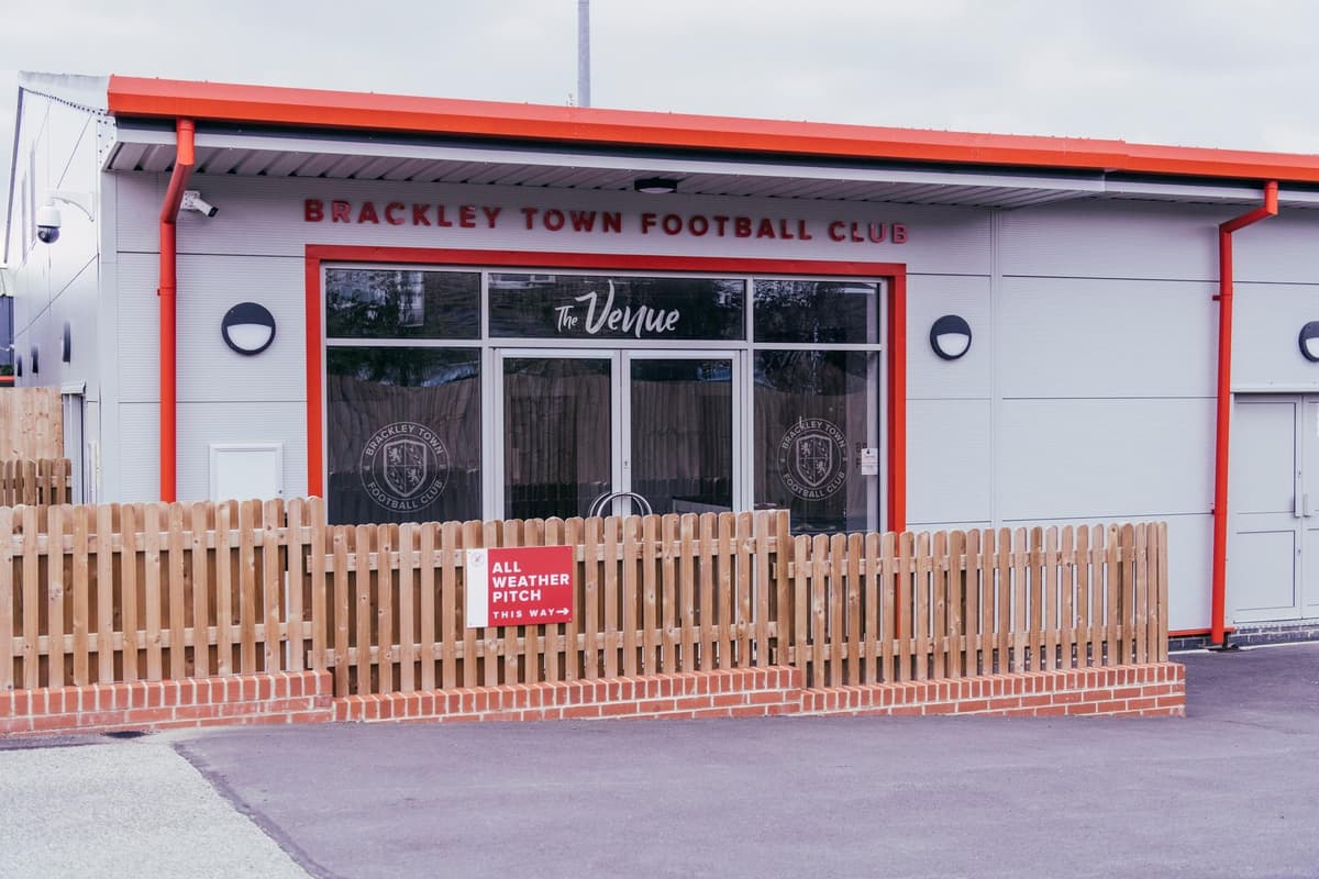 Brackley Brackley Town Football Club opens its newly renovated clubhouse at last