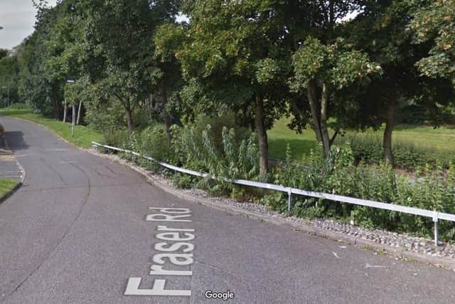 Police say a group of boys were robbed at knifepoint in parkland next to Fraser Road, Northampton