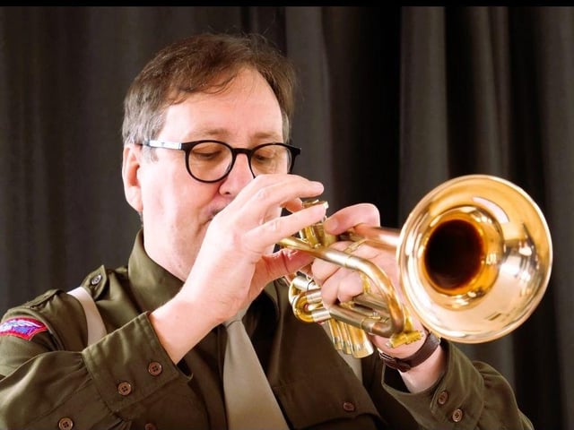 Swing trumpeter Stefan Dicks,