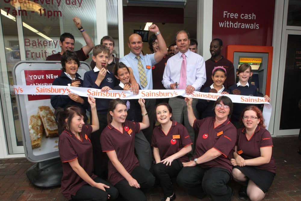 The opening of Sainsbury's in Wellingborough Road in 2009