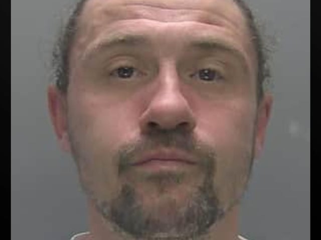 The bungling Kettering robber was caught after leaving his driving licence behind as he fled from a Co-op store in Cambridgeshire in March this year. Muddiman, 38, punched a customer to get away after threatening staff and demanding cash, but dropped a black wallet outside the shop – which detectives used to identify him.
Muddiman, of Whiteford Drive, was sentenced to a total of nine years — including six behind bars — at Peterborough Crown Court.