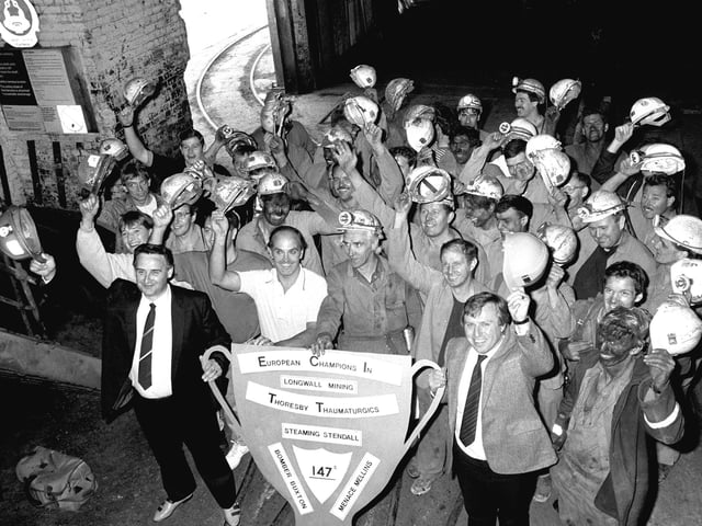 July 1988 and Thoresby miners set a new European record for a single face when 147s dug out 61,718 tonnes to beat the record set at Selby by more than 15,048 tonnes.