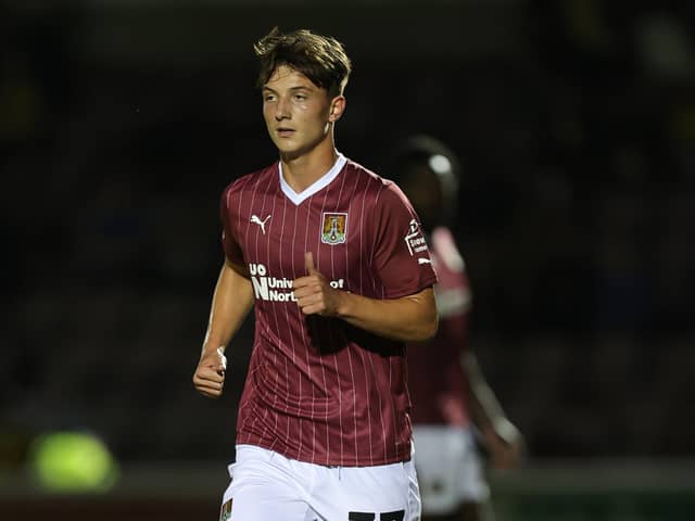 Jacob Scott made his Cobblers debut in the previous EFL Trophy match against Oxford United