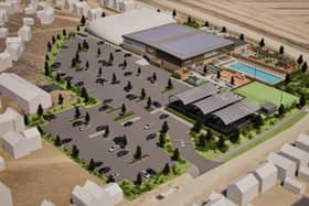 An artist's impression of what the site could look like