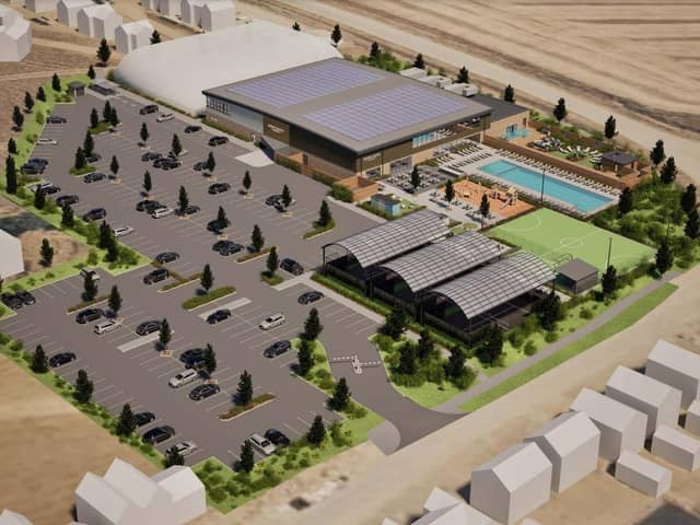 An artist's impression of what the site could look like