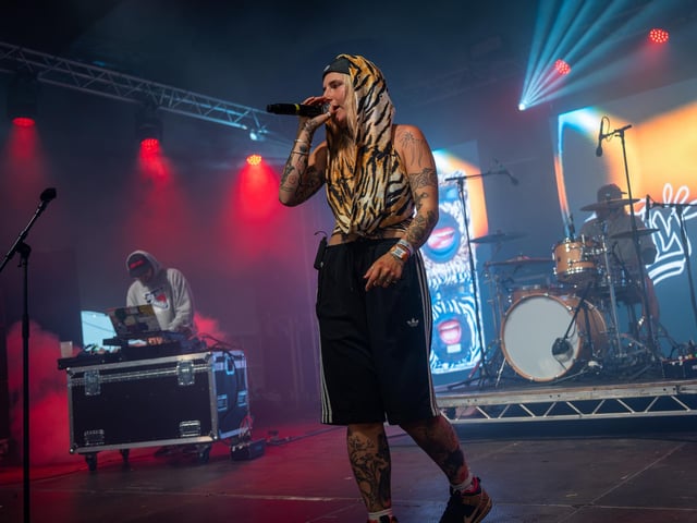 LFay on The Next stage at the Shambala Festival on Saturday, August 29, 2026. Photo by David Jackson.