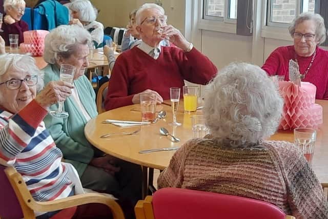 Affinity friends ready to enjoy a new Daventry service.