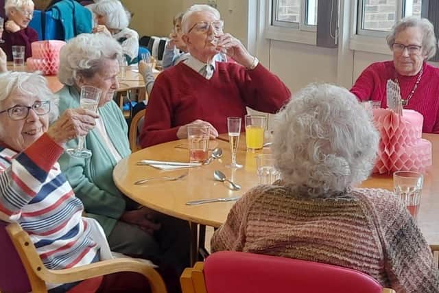 Affinity friends ready to enjoy a new Daventry service. 