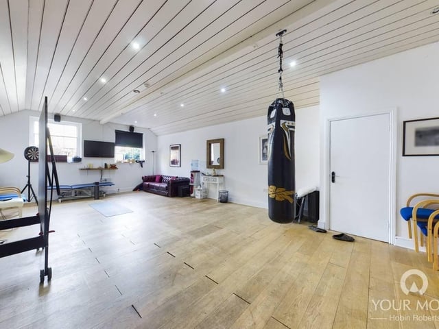 13 bedrooms, a swimming pool, a gym and gardens in this period home.