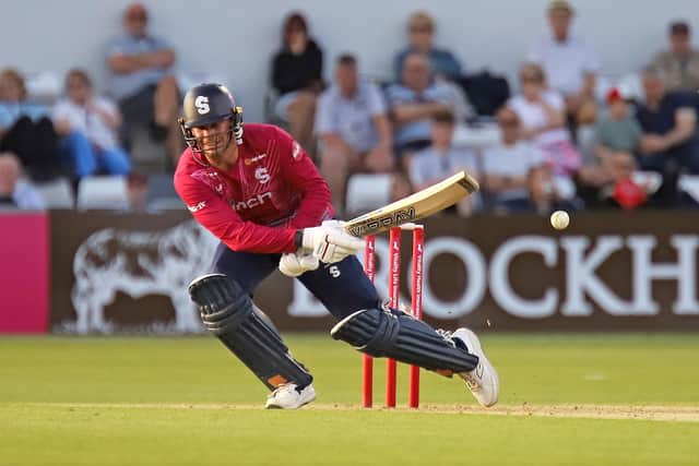 Justin Broad was top scorer for the Steelbacks against Glamorgan (Picture: Peter Short)