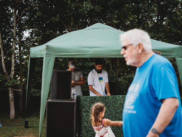 The family day of food, music and games was attended by nearly 700 members of the Northampton community, who wanted to show their continued support.