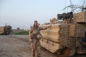Christopher Perrio-stone served with the Royal Airforce Regiment for 22 years 
