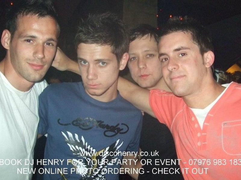 Nostalgic pictures from a night out on the town 15 years ago