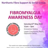 Everyone is welcome to attend Fibromyalgia Awareness Day event on Saturday 13th May.