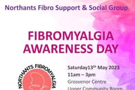 Everyone is welcome to attend Fibromyalgia Awareness Day event on Saturday 13th May.