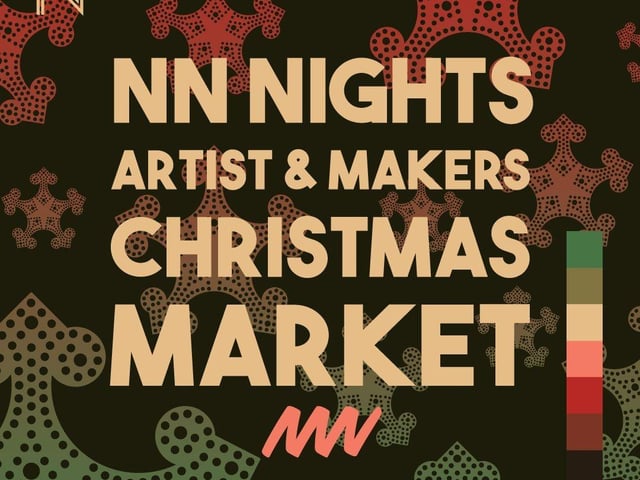 NN Nights Christmas Market will take place on the December 13, from 4pm to 8pm at Unit 9, Vulcan Works. The festive event will showcase original artworks, limited editions, ceramics, textiles, zines, publications, and more. There will also be a DJ, festive food and drink.