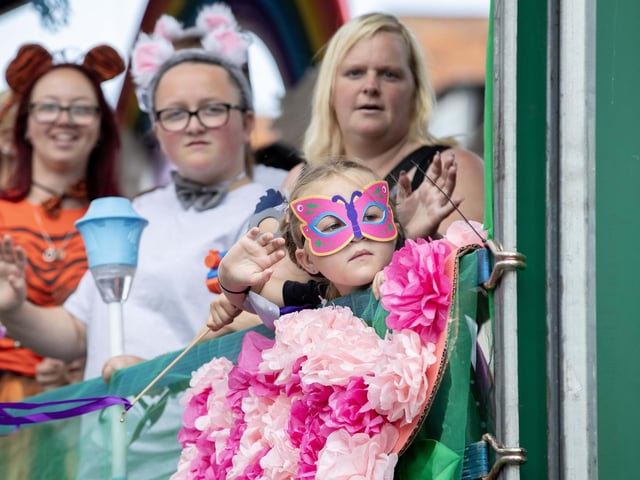 An explosion of joyous colour took over Northampton during the carnival on Saturday June 14.