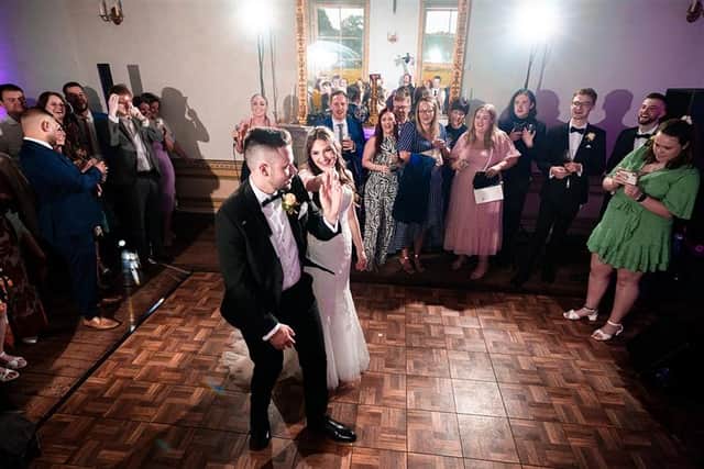The happy couple were gifted the wedding as part of a competition to thank key workers from their hard work during the pandemic.