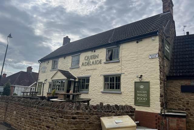 The Queen Adelaide, in Manor Road, Kingsthorpe, was taken over by partners Tim Phillips and Charlotte Hussell at the start of July last year.