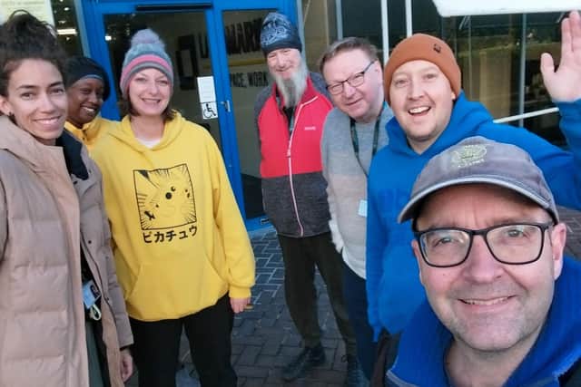 Connection Support Sleepout fundraisers at Challenge House