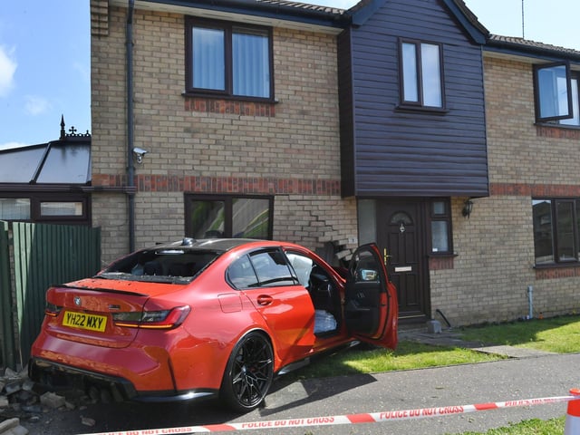 The house was also badly damaged