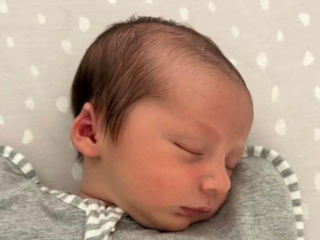 Lennie Thomas born at 6.37pm on July 23 at Northampton General Hospital, weighing 6lbs 10oz.