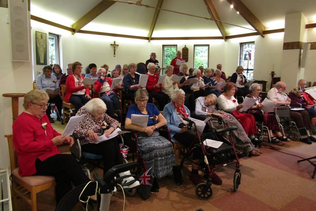 St. Christopher's Care Home Coronation Choir Perform on Coronation Day