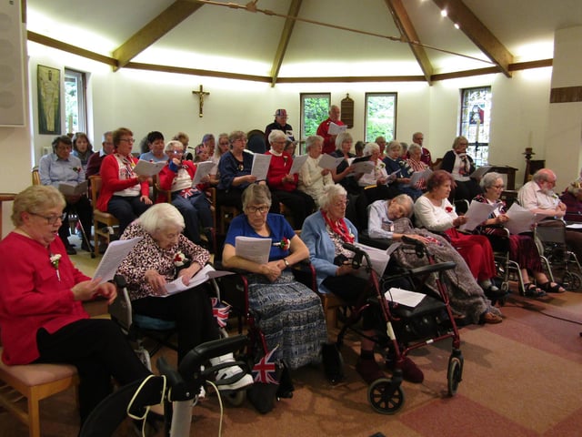 St. Christopher's Care Home Coronation Choir Perform on Coronation Day