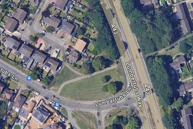The incident happened in an underpass near Lumbertubs Lane.