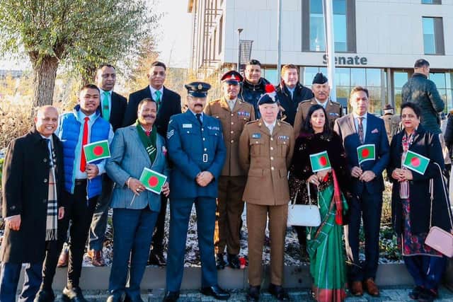 The Bangladeshi flag will be flown at the University of Northampton later this month