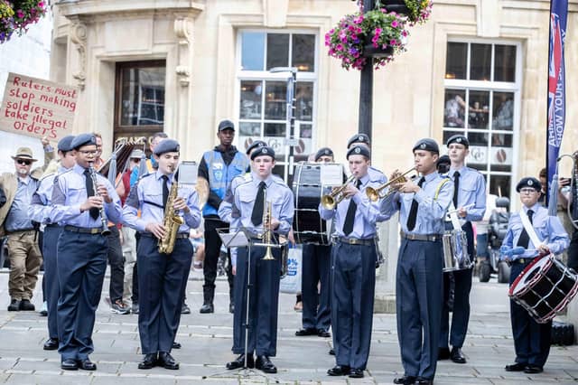 The Armed Forces Day celebrations in Northampton town centre held on Saturday (June 29) included entertainment and interviews with military personnel.