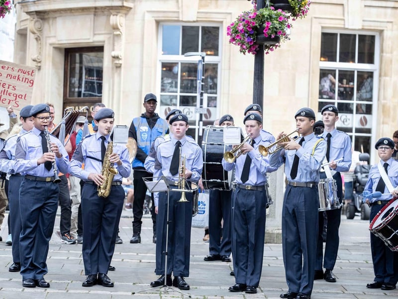 The Armed Forces Day celebrations in Northampton town centre held on Saturday (June 29) included entertainment and interviews with military personnel.