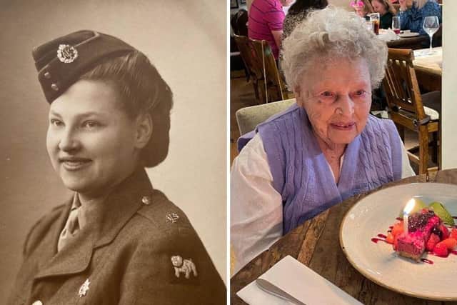 99-year-old Betty Davis will turn 100 on October 1 and is a true Northampton native, having only left for a short while to go to Norfolk as part of her war service.