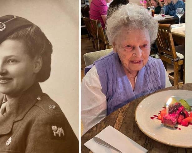99-year-old Betty Davis will turn 100 on October 1 and is a true Northampton native, having only left for a short while to go to Norfolk as part of her war service.