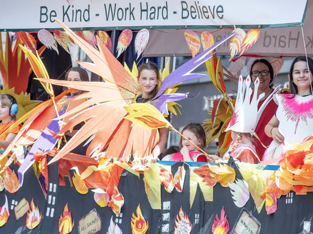 An explosion of joyous colour took over Northampton during the carnival on Saturday June 14.