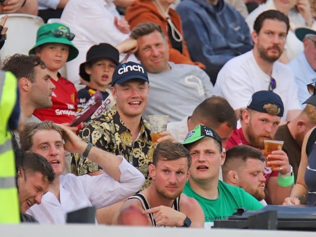Fin Smith was on brand as he showed off a cinch cap
