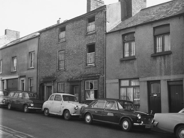 Wellington Street houses April 25, 1070