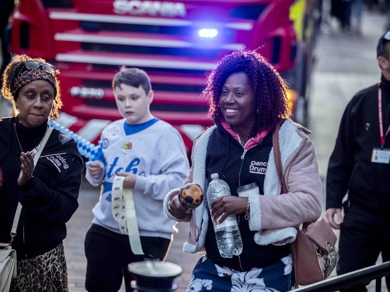 The festival of lights takes over Northampton town centre.