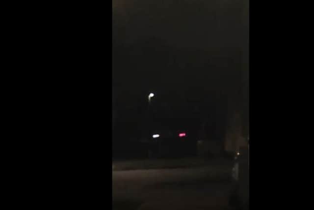 Car cruisers caught on film on the A43 near Aldi in Overstone