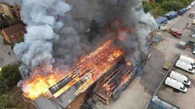 Network Rail Depot fire