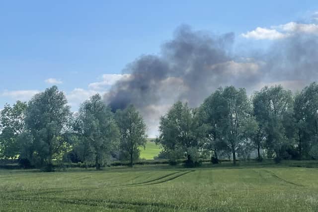 Northamptonshire Fire and Rescue Service was called to a boat on fire on the Grand Union Canal on Tuesday (June 25).