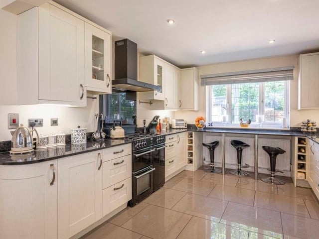 The detached family home is in a "sought after" location.