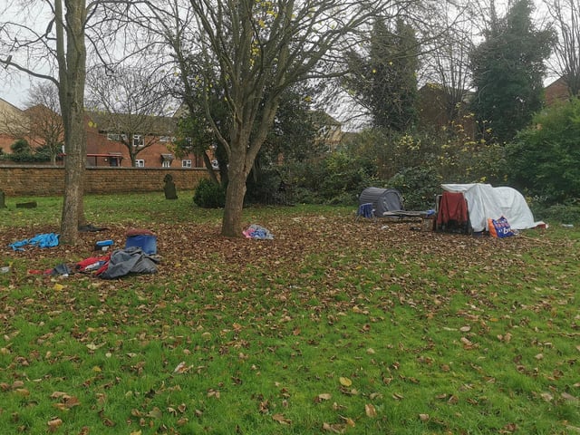 Pictures taken on Tuesday morning (December 3)