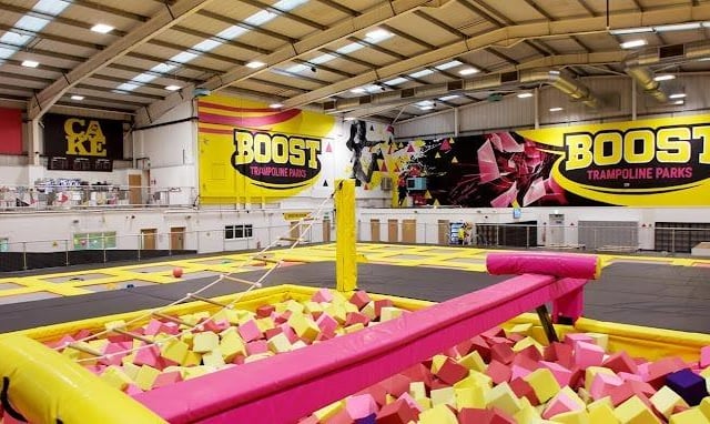 Located in Fairground Way, Boost trampoline park offers fun for the whole family with various trampoline and soft play activities, including a form pit, a ball cannon area, a gladiator battle area, an extreme dodgeball area and many more different packages for people of all ages. Especially their jump into summer pass running until September 1 priced at £1 an hour.
